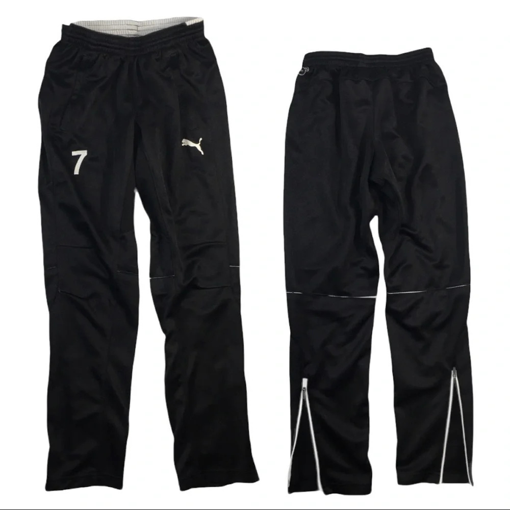 WJ449 Boys Puma Dry Cell Track Pants Youth L